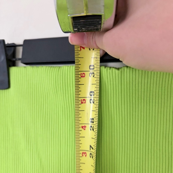 NWOT lulus Absolute Edge Lime Green Sleeveless Two-Piece Bodycon Midi Dress READ - Picture 11 of 11